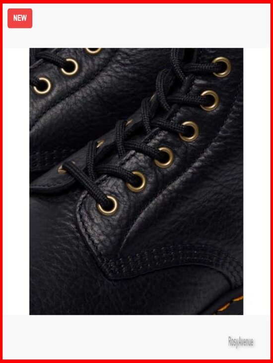 Unisex Combat Boots with Fleece Lining, Durable Leather, All-Day Comfort